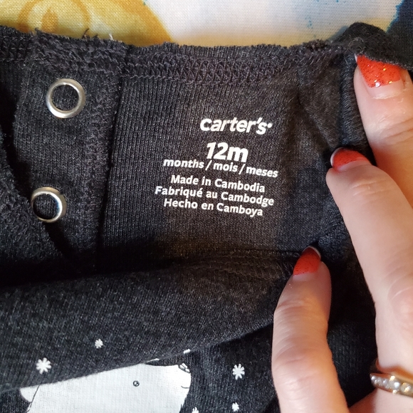 2for1 Carter's Long Sleeve & Pant 12M. - Picture 3 of 4